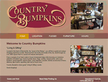 Tablet Screenshot of countrybumpkins.ca